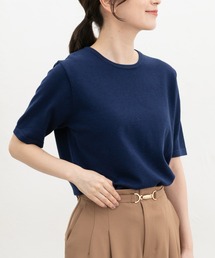 クルーネックニット