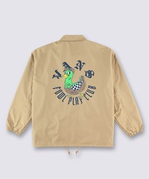VANS（バンズ）の「FOWL PLAY CLUB コーチジャケット / TP CIRCLE DUCK JKT Incense VN000NJ44MG1（ブルゾン）」
