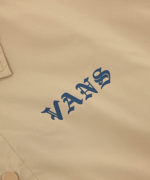 VANS（バンズ）の「FOWL PLAY CLUB コーチジャケット / TP CIRCLE DUCK JKT Incense VN000NJ44MG1（ブルゾン・メンズ・ベージュ・MEDIUM）」の4枚目の写真