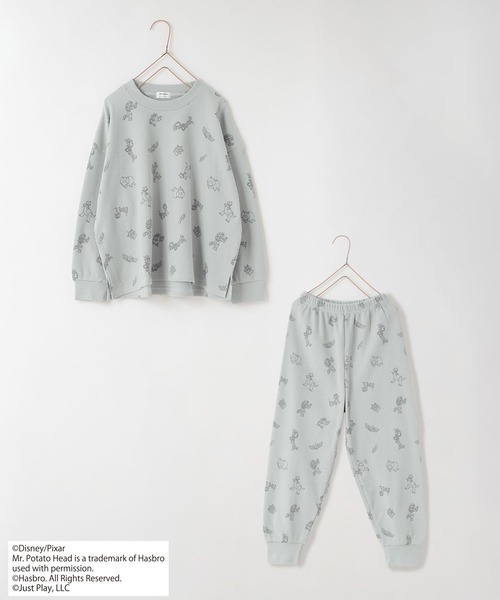 LOWRYS FARM(ローリーズファーム)の「KIDS / TOY STORY(トイ・ストーリー)/ワッフルセットアップ 828717(Tシャツ/カットソー・キッズ・グレー/アイボリー/オフホワイト・150cm/130cm/110cm)」の3枚目の写真