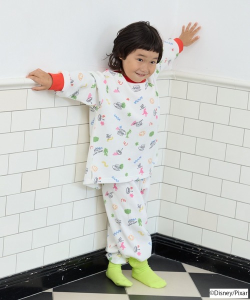 LOWRYS FARM(ローリーズファーム)の「KIDS / TOY STORY(トイ・ストーリー)/ワッフルセットアップ 828717(Tシャツ/カットソー・キッズ・グレー/アイボリー/オフホワイト・150cm/130cm/110cm)」の13枚目の写真