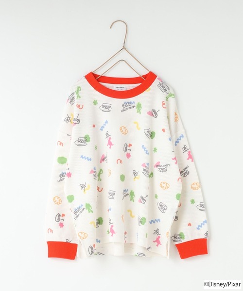 LOWRYS FARM(ローリーズファーム)の「KIDS / TOY STORY(トイ・ストーリー)/ワッフルセットアップ 828717(Tシャツ/カットソー・キッズ・グレー/アイボリー/オフホワイト・150cm/130cm/110cm)」の17枚目の写真