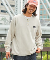 <別注>GERRY / ジェリー ワッフル ヘンリーネック ドローコード 長袖Tシャツ/抗菌・防臭【THE CRAFT CREW PRODUCTS】