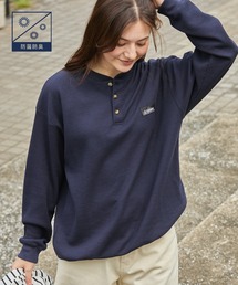 GERRY（ジェリー）の「＜別注＞GERRY / ジェリー ワッフル ヘンリーネック ドローコード 長袖Tシャツ/抗菌・防臭【THE CRAFT CREW PRODUCTS】（Tシャツ/カットソー）」