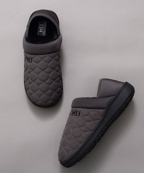MEI(メイ)の「【MEI メイ】QUILTING MOC SHOES キルティング モックシューズ / Men’s(スリッポン・メンズ・ブラック/グレイッシュベージュ/チャコールグレー/ブラウン/オリーブドラブ・S/L/M)」の2枚目の写真