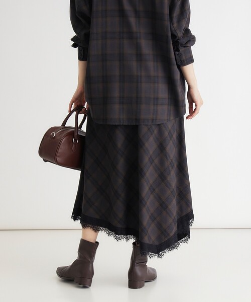 HONEYSUCKLE ROSE（ハニーサックルローズ）の「チェックレーススカート／セットアップ対応（スカート・レディース・ブラウン系その他/ブラック/ブラウン系その他2/ブラック系1・99）」の15枚目の写真
