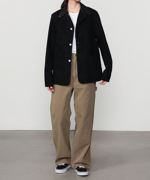SCYE BASICS（サイベーシックス）の「SCYE BASICS | セルビッジ ブラックデニム チョアジャケット WOMEN（デニムジャケット・レディース・ブラック・34）」の15枚目の写真
