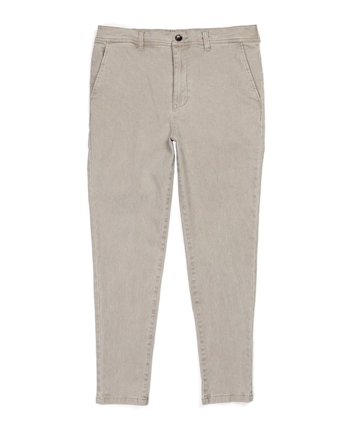 The DUFFER of ST.GEORGE（ザダファーオブセントジョージ）の「SULFUR DYE GUM STRETCH TAPERED SLIM PANTS：硫化染め「ガムストレッチ」テーパードスリムパンツ / ビンテージ加工（チノパンツ・メンズ・カーキ/グレイッシュベージュ/スミクロ・X-LARGE/LARGE/MEDIUM/SMALL）」の14枚目の写真