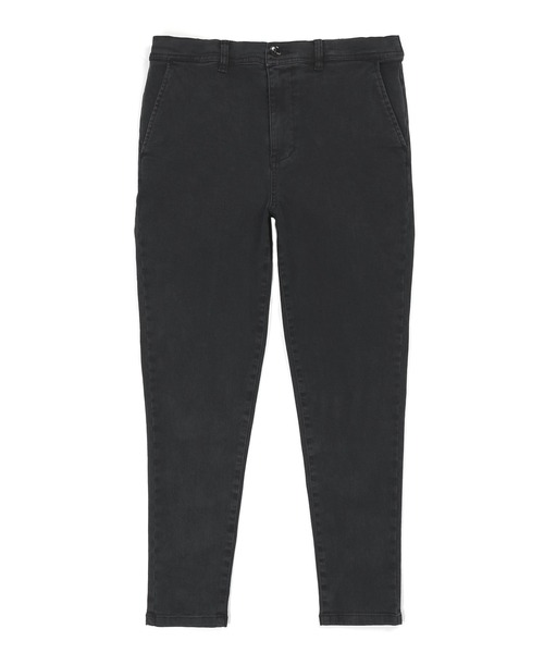 The DUFFER of ST.GEORGE（ザダファーオブセントジョージ）の「SULFUR DYE GUM STRETCH TAPERED SLIM PANTS：硫化染め「ガムストレッチ」テーパードスリムパンツ / ビンテージ加工（チノパンツ・メンズ・カーキ/グレイッシュベージュ/スミクロ・X-LARGE/LARGE/MEDIUM/SMALL）」の13枚目の写真