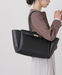 AULENTTI | AULENTTI/ターンロックモチーフトート(トートバッグ)