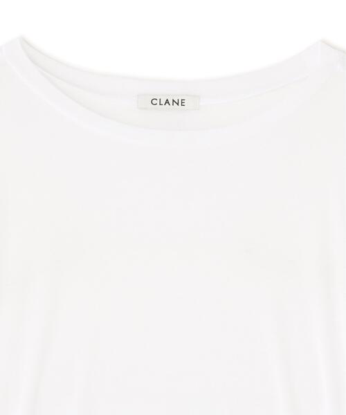 CLANE(クラネ)の「CLANE/クラネ/SHEER LOOSE CUT TOPS(Tシャツ/カットソー・レディース・チャコールグレー/ホワイト/ピンク・1)」の5枚目の写真