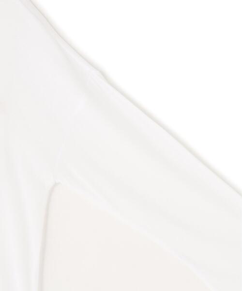 CLANE(クラネ)の「CLANE/クラネ/SHEER LOOSE CUT TOPS(Tシャツ/カットソー・レディース・チャコールグレー/ホワイト/ピンク・1)」の6枚目の写真