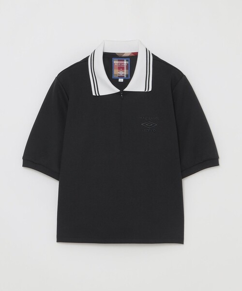 BLUE LABEL CRESTBRIDGE(ブルーレーベルクレストブリッジ)の「【umbro】ハーフジッププルオーバー(ポロシャツ・レディース・オフホワイト/ブラック・38)」の16枚目の写真
