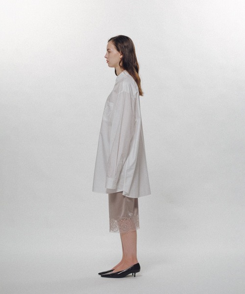 KEISUKEYOSHIDA（ケイスケヨシダ）の「Standard Shirt（シャツ/ブラウス・レディース・ホワイト/ブラック・M/L）」の10枚目の写真