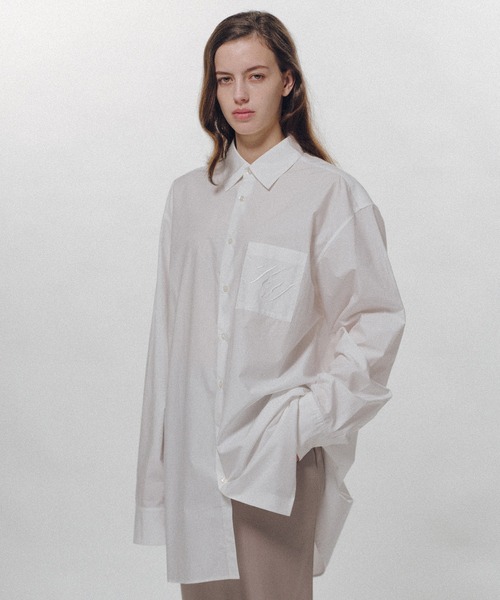 KEISUKEYOSHIDA（ケイスケヨシダ）の「Standard Shirt（シャツ/ブラウス・レディース・ホワイト/ブラック・M/L）」の12枚目の写真