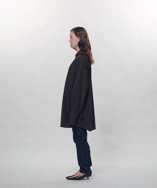 KEISUKEYOSHIDA（ケイスケヨシダ）の「Standard Shirt（シャツ/ブラウス・レディース・ホワイト/ブラック・M/L）」の6枚目の写真