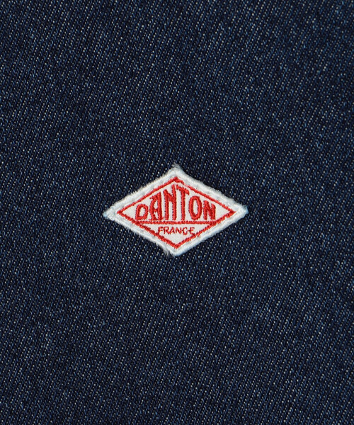 DANTON（ダントン）の「DANTON | コットンデニム カバーオール MEN（デニムジャケット・メンズ・ブラック/ダークインディゴブルー・42/40）」の10枚目の写真