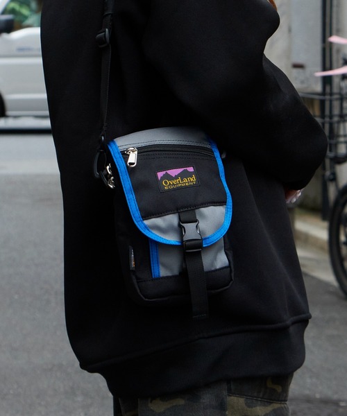 Overland(オーバーランド)の「MINI SHOULDER BAG(ショルダーバッグ・メンズ・ブラック/パープル系その他/グレー系その他・FREE)」の3枚目の写真