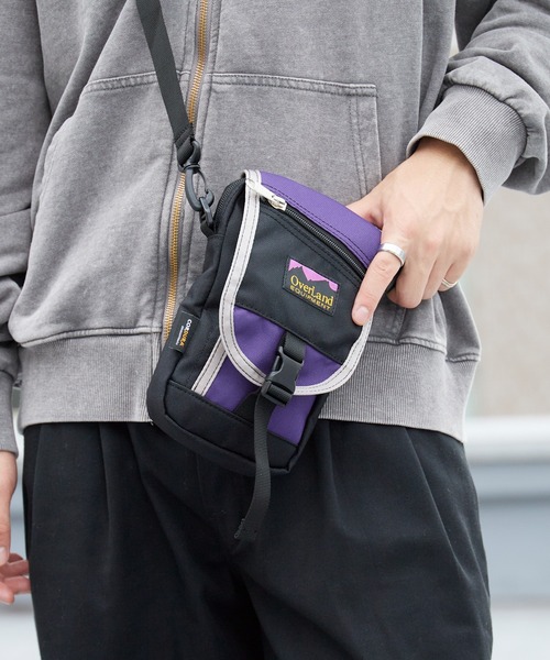 Overland(オーバーランド)の「MINI SHOULDER BAG(ショルダーバッグ・メンズ・ブラック/パープル系その他/グレー系その他・FREE)」の1枚目の写真
