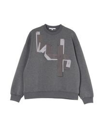 UN3D. | TAPE EMBROIDERY TOP(スウェット)