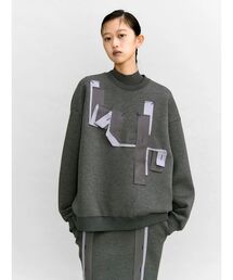 UN3D.(アンスリード)の「TAPE EMBROIDERY TOP テープエンブロイダリートップ(スウェット)」