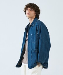 【セットアップ対応】COVEROSS DENIM カバーオールジャケット / ストレッチ 抗菌防臭