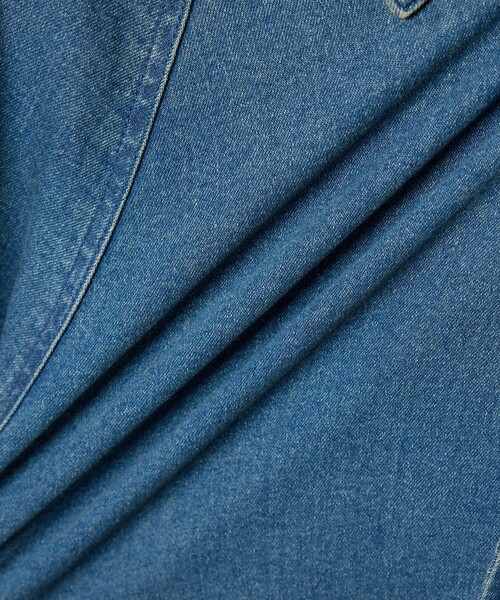 ABAHOUSE（アバハウス）の「【セットアップ対応】COVEROSS DENIM カバーオールジャケット / ストレッチ 抗菌防臭（デニムジャケット・メンズ・ネイビー/インディゴブルー・46/48）」の13枚目の写真