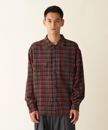 B omnivore/ビーオムニボー PLAID PATTERN SHIRT