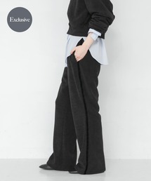 『別注』THOUSAND MILE×URBAN RESEARCH　KNIT FLEECE FLARE PANTS