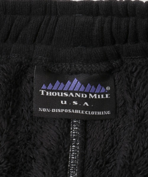 THOUSAND MILE(サウザンドマイル)の「『別注』THOUSAND MILE×URBAN RESEARCH KNIT FLEECE FLARE PANTS(その他パンツ・レディース・ブラック/オフホワイト・MEDIUM/LARGE)」の11枚目の写真