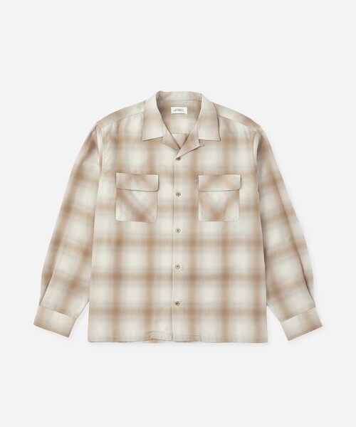 Saturdays NYC（サタデーズ ニューヨークシティ ）の「Marco Ombre Check Shirt（シャツ/ブラウス・メンズ・キナリ/ネイビー/オリーブ・S/M/L）」の16枚目の写真