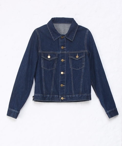 Chico(チコ)の「Gジャン(デニムジャケット・レディース・ブルー/ネイビー・FREE)」の2枚目の写真