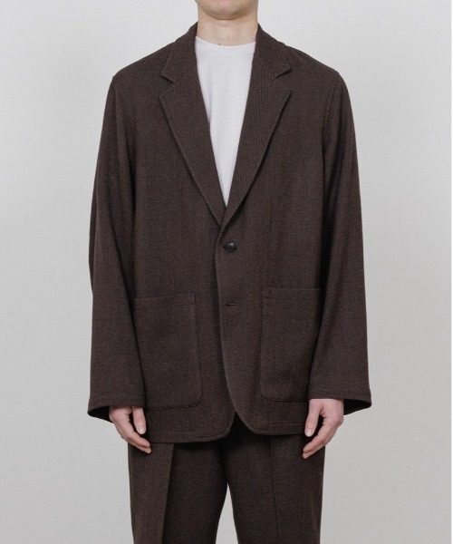marka(マーカ)の「【MARKAWARE/marka/マーカ】STROLL AROUND JACKET(テーラードジャケット・メンズ・グレー/ブラウン/ブラック・1/2)」の1枚目の写真