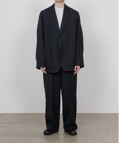 marka(マーカ)の「【MARKAWARE/marka/マーカ】STROLL AROUND JACKET(テーラードジャケット・メンズ・グレー/ブラウン/ブラック・1/2)」の11枚目の写真