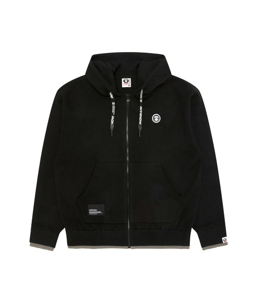 AAPE BY A BATHING APE（エーエイプバイアベイシングエイプ）の「AAPE NOW ZIP UP HOODIE KNIT（ニット/セーター・メンズ・イエロー/オフホワイト/ブラック・LARGE/SMALL/MEDIUM）」の2枚目の写真