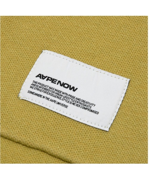 AAPE BY A BATHING APE（エーエイプバイアベイシングエイプ）の「AAPE NOW ZIP UP HOODIE KNIT（ニット/セーター・メンズ・イエロー/オフホワイト/ブラック・LARGE/SMALL/MEDIUM）」の15枚目の写真