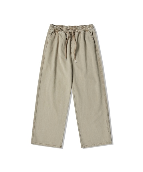 LIFE WORK(ライフワーク)の「レディース LW3ツイルピグメントワイドパンツ(その他パンツ・レディース・チャコールグレー/ライトピンク/ベージュ・SMALL/MEDIUM)」の2枚目の写真