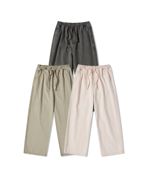 LIFE WORK(ライフワーク)の「レディース LW3ツイルピグメントワイドパンツ(その他パンツ・レディース・チャコールグレー/ライトピンク/ベージュ・SMALL/MEDIUM)」の4枚目の写真