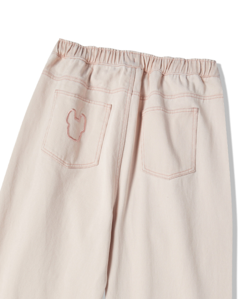 LIFE WORK(ライフワーク)の「レディース LW3ツイルピグメントワイドパンツ(その他パンツ・レディース・チャコールグレー/ライトピンク/ベージュ・SMALL/MEDIUM)」の6枚目の写真