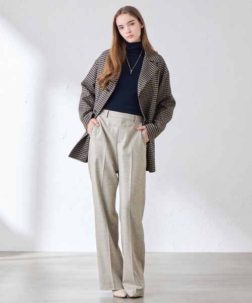 MACKINTOSH LONDON(マッキントッシュ ロンドン)の「【DURRIS/デュリス】ライトウールリバーコート(ピーコート・レディース・ネイビー/ダークネイビー/チャコールグレー・38)」の17枚目の写真