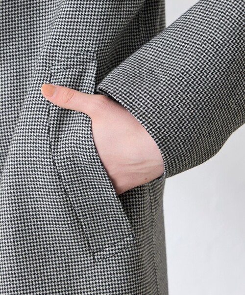 MACKINTOSH LONDON(マッキントッシュ ロンドン)の「【DURRIS/デュリス】ライトウールリバーコート(ピーコート・レディース・ネイビー/ダークネイビー/チャコールグレー・38)」の12枚目の写真