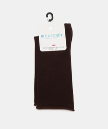 BLEU FORET（ブルーフォレ）の「BLEU FORET / ブルーフォレ solid colors velvet cotton socks（ソックス/靴下）」