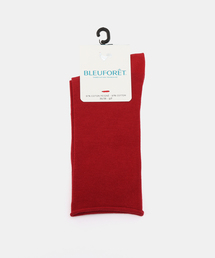 BLEU FORET（ブルーフォレ）の「BLEU FORET / ブルーフォレ solid colors velvet cotton socks（ソックス/靴下）」