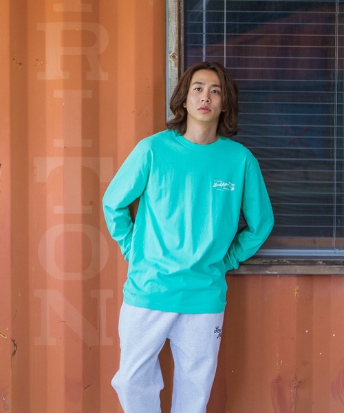 LOCALMOTION HAWAII(ローカルモーション ハワイ)の「アロハタグ 長袖Tシャツ(Tシャツ/カットソー・メンズ・ミント/ホワイト/ネイビー・SMALL/X-LARGE/LARGE/MEDIUM)」の9枚目の写真