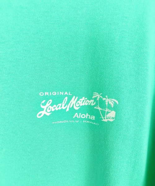 LOCALMOTION HAWAII(ローカルモーション ハワイ)の「アロハタグ 長袖Tシャツ(Tシャツ/カットソー・メンズ・ミント/ホワイト/ネイビー・SMALL/X-LARGE/LARGE/MEDIUM)」の13枚目の写真