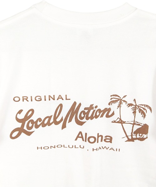 LOCALMOTION HAWAII(ローカルモーション ハワイ)の「アロハタグ 長袖Tシャツ(Tシャツ/カットソー・メンズ・ミント/ホワイト/ネイビー・SMALL/X-LARGE/LARGE/MEDIUM)」の16枚目の写真