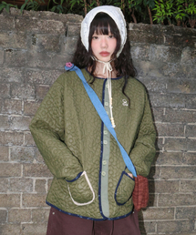 WXJ051 キルティングジャケット (KHAKI)