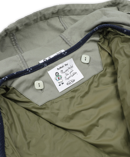 RuNaKi'Hu'(ルナキフ)の「WXJ051 キルティングジャケット (KHAKI)(ダウンジャケット/コート・レディース・その他・F)」の14枚目の写真