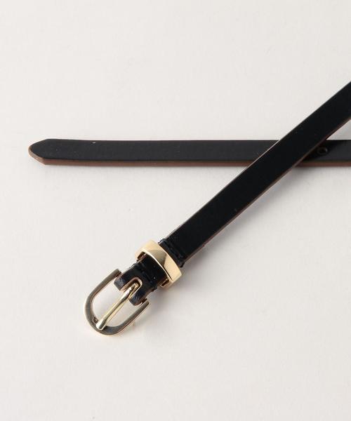 Another Edition（アナザーエディション）の「カラー細ベルト/AEBC カラーホソBELT◆（ベルト・レディース・オフホワイト/ベージュ/オレンジ/ネイビー・FREE）」の5枚目の写真