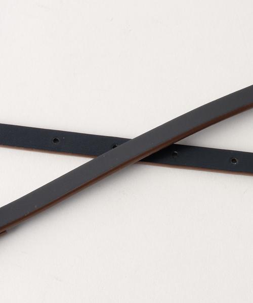 Another Edition（アナザーエディション）の「カラー細ベルト/AEBC カラーホソBELT◆（ベルト・レディース・オフホワイト/ベージュ/オレンジ/ネイビー・FREE）」の6枚目の写真